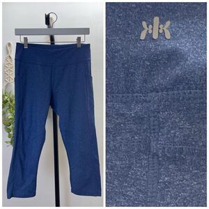 Kyodan Heathered Navy Crop Leggings